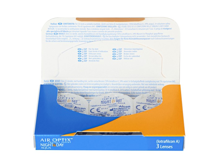 Air Optix Night & Day Aqua (3 линзы)