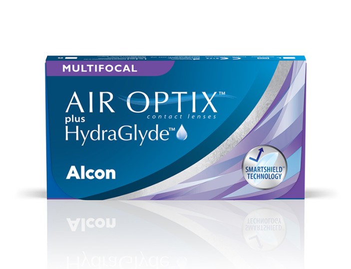 Alcon Air Optix plus HydraGlyde Multifocal (3 шт)
