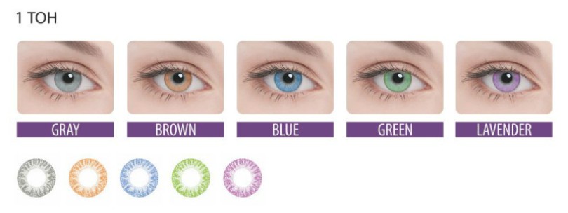 Adria Color 1 Tone (2 линзы)