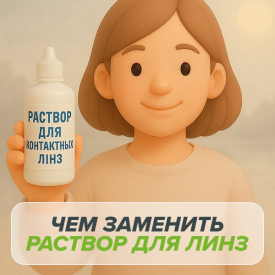 Чем заменить раствор для линз