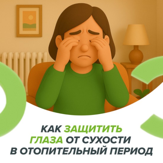 Как защитить глаза от сухости в отопительный период