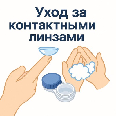 Уход за контактными линзами