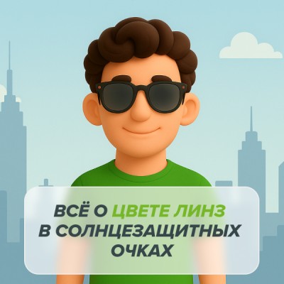 Всё о цвете линз в солнцезащитных очках