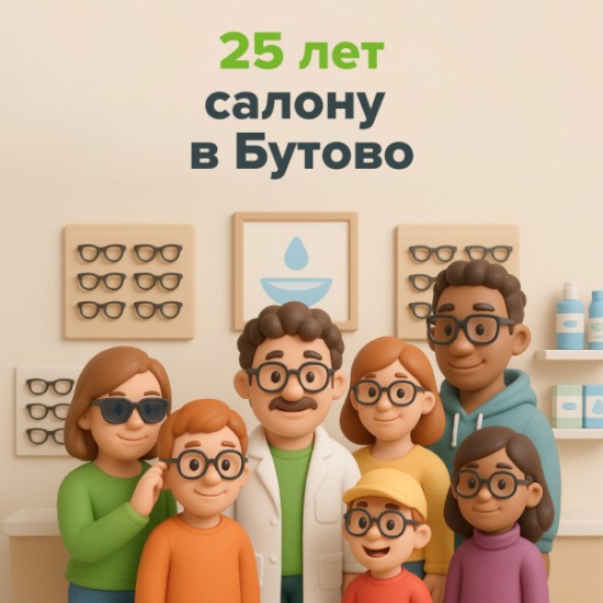 Четверть века профессионализма и заботы о зрении!