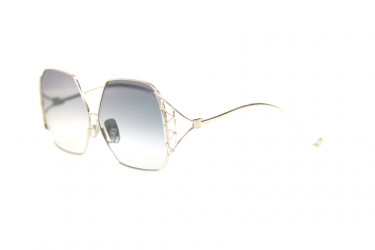 Солнцезащитные очки ANNA - KARIN KARLSSON OCTAGONAL WHITE GOLD S181-0702