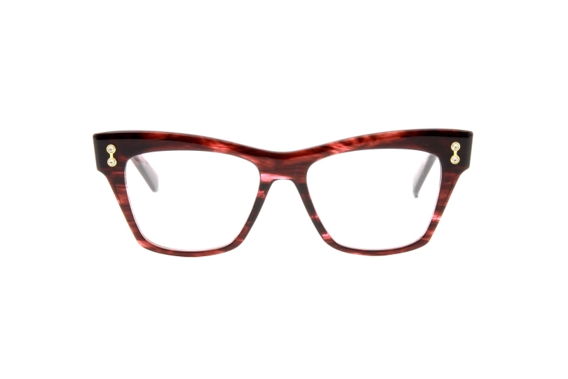 Оправа AKONI AKONI SAGITTA BURGUNDY SWIRL-LIGTH YELLOW GOLD