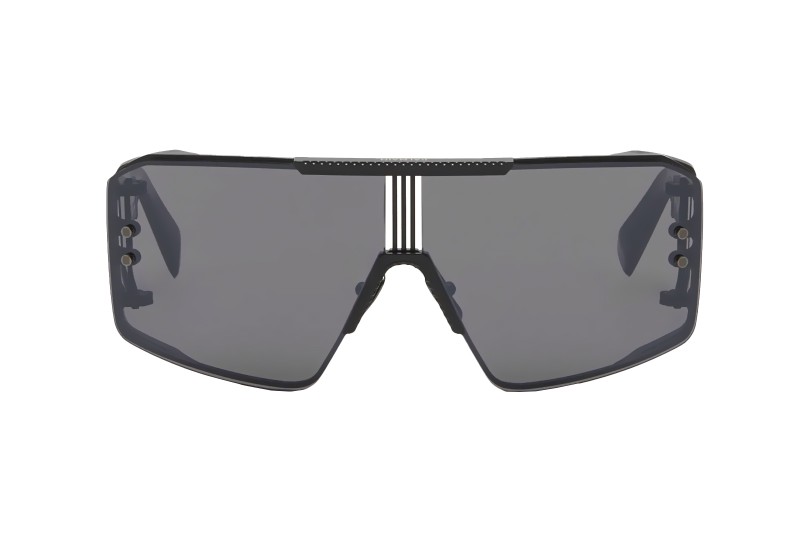 Солнцезащитные очки Balmain LE MASQUE MATTE BLACK-BLACK CRYSTAL
