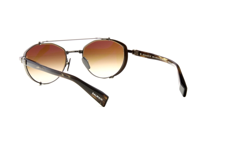 BRIGADE-IV BLACK RHODIUM-DARK BROWN