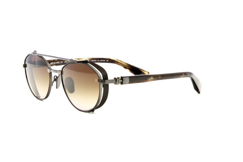 BRIGADE-IV BLACK RHODIUM-DARK BROWN