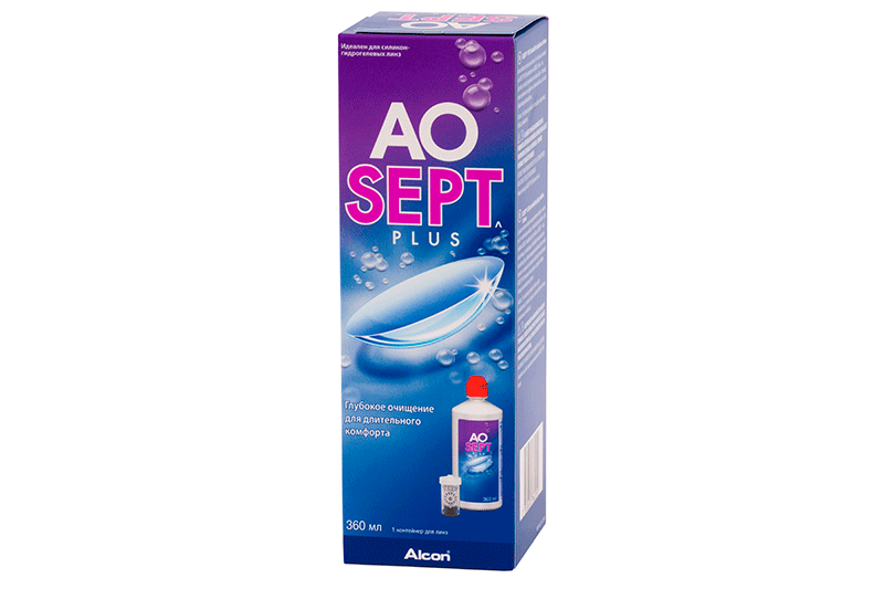 Раствор для линз AOSEPT PLUS (360 мл)