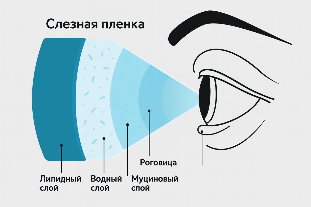 Состав слезной пленки