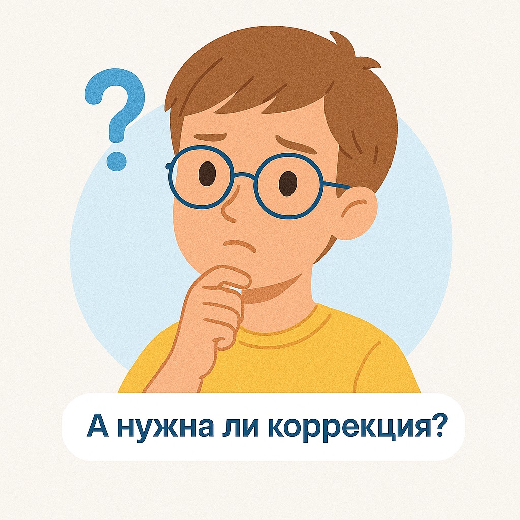 А нужна ли коррекция?