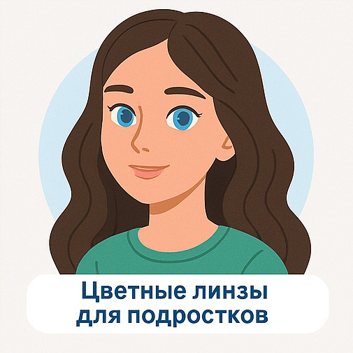 Цветные линзы для подростков