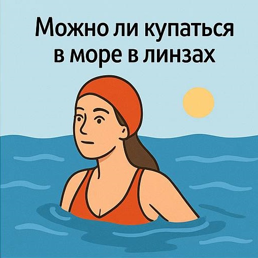 
Можно ли купаться в море в линзах?