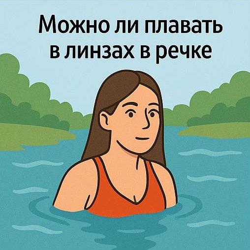 Можно ли плавать в линзах в речке?