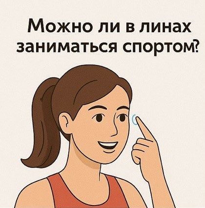 Можно ли в линзах заниматься спортом?