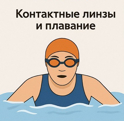 Контактные линзы и плавание