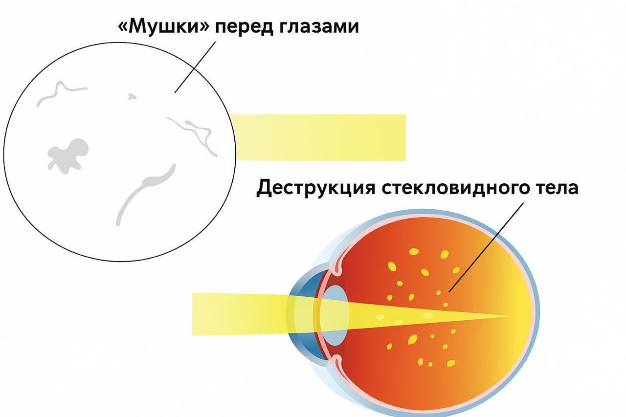 Деструкция стекловидного тела