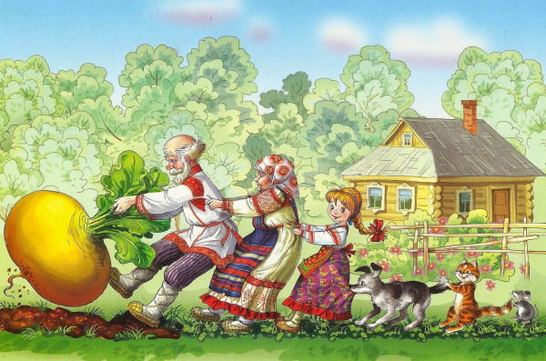 Кадр из мультфильма Репка