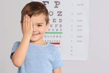 Проверка зрения в оптике ребенку